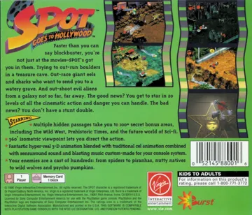 Spot Goes to Hollywood (US) box cover back